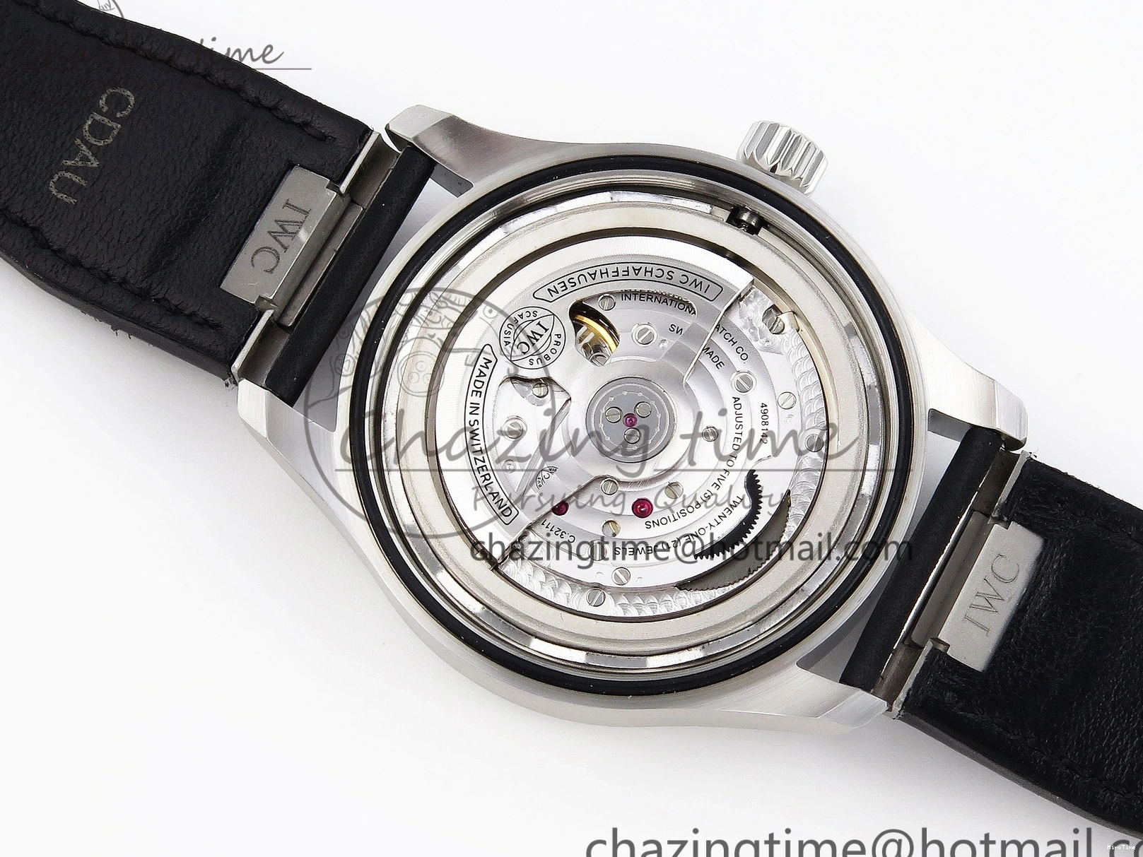 MIROTIME 0331 Pilot Mark XX IW328201 ZF 1:1 Best Edition Black Dial on Black Leather Strap A Affordable 7028